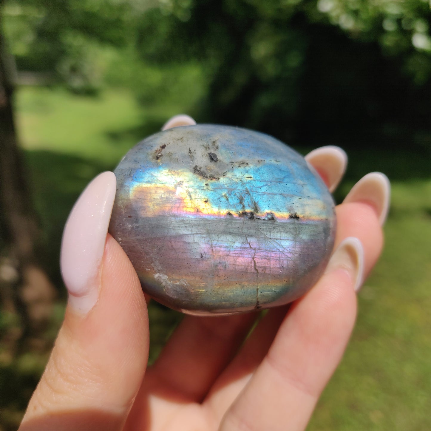 Labradorite Palm Stone (#51) - Simply Affinity