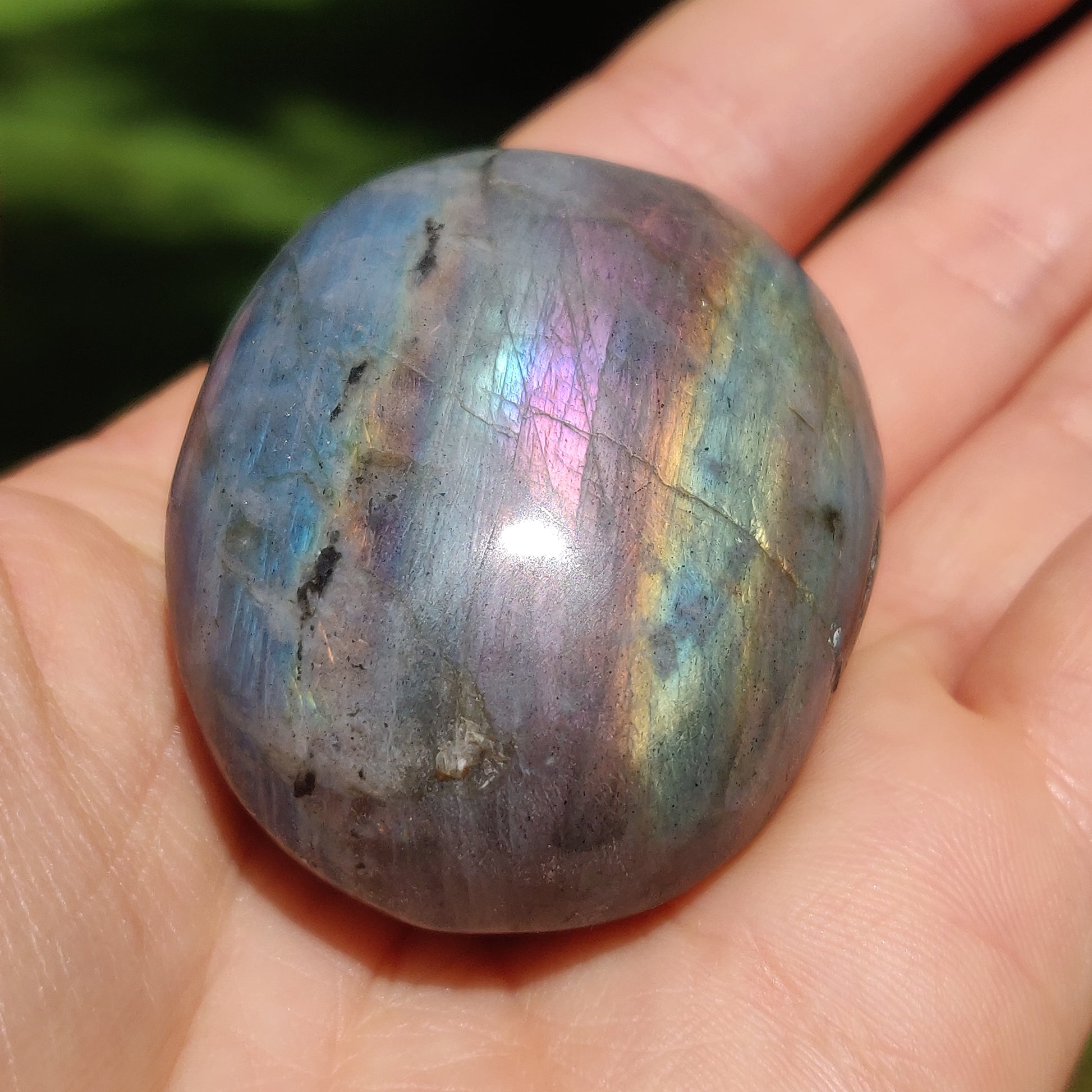 Labradorite Palm Stone (#51) - Simply Affinity