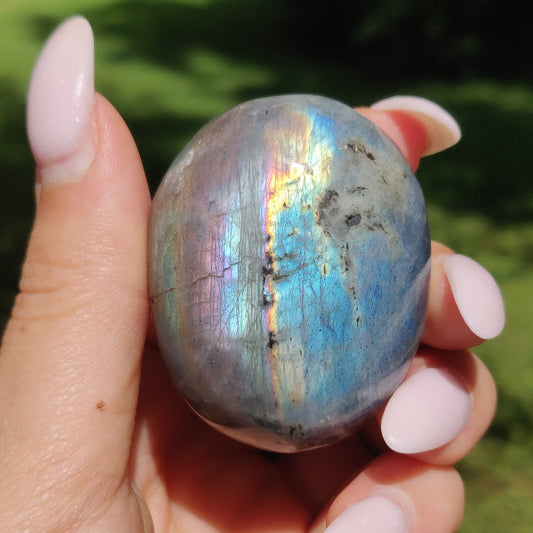 Labradorite Palm Stone (#51) - Simply Affinity