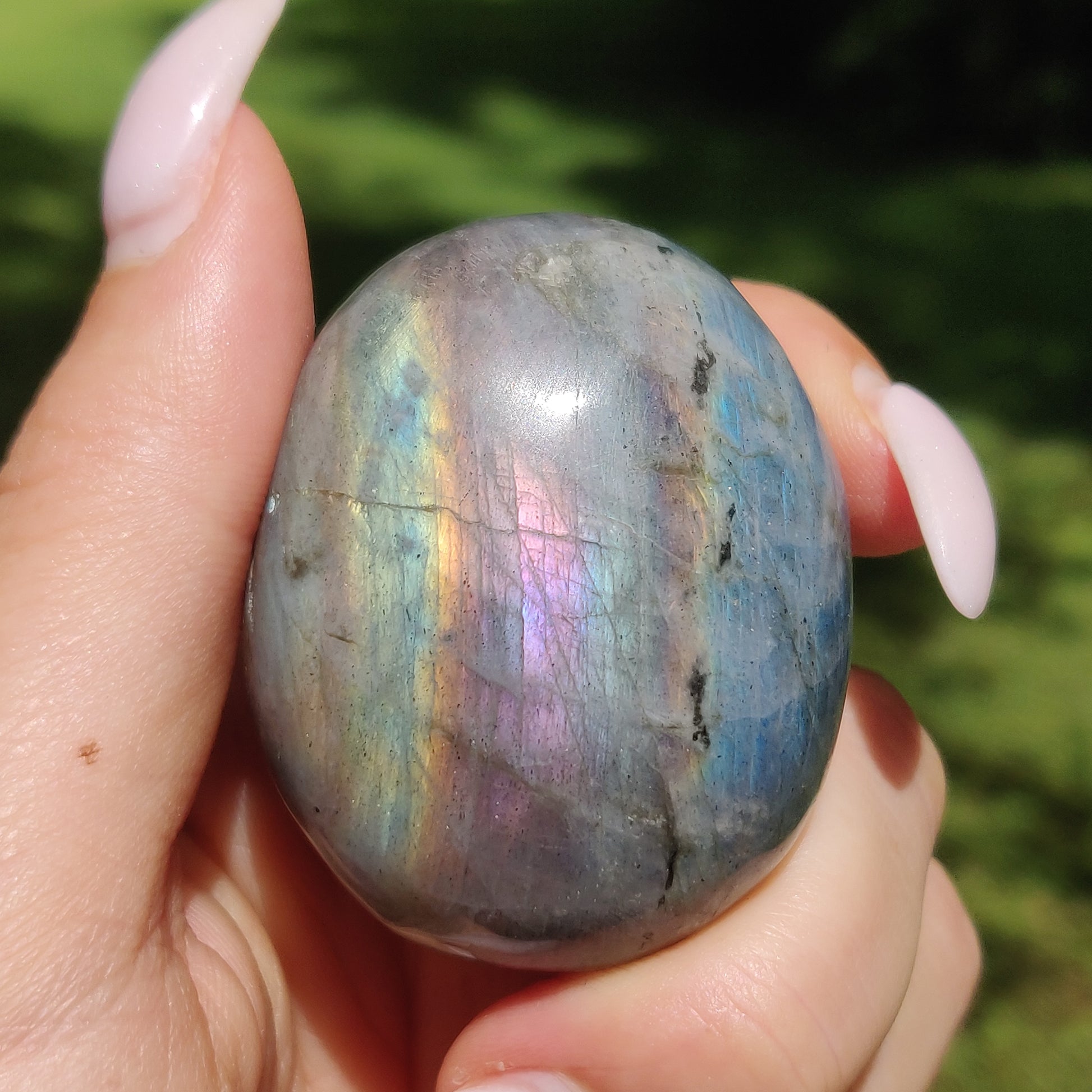 Labradorite Palm Stone (#51) - Simply Affinity