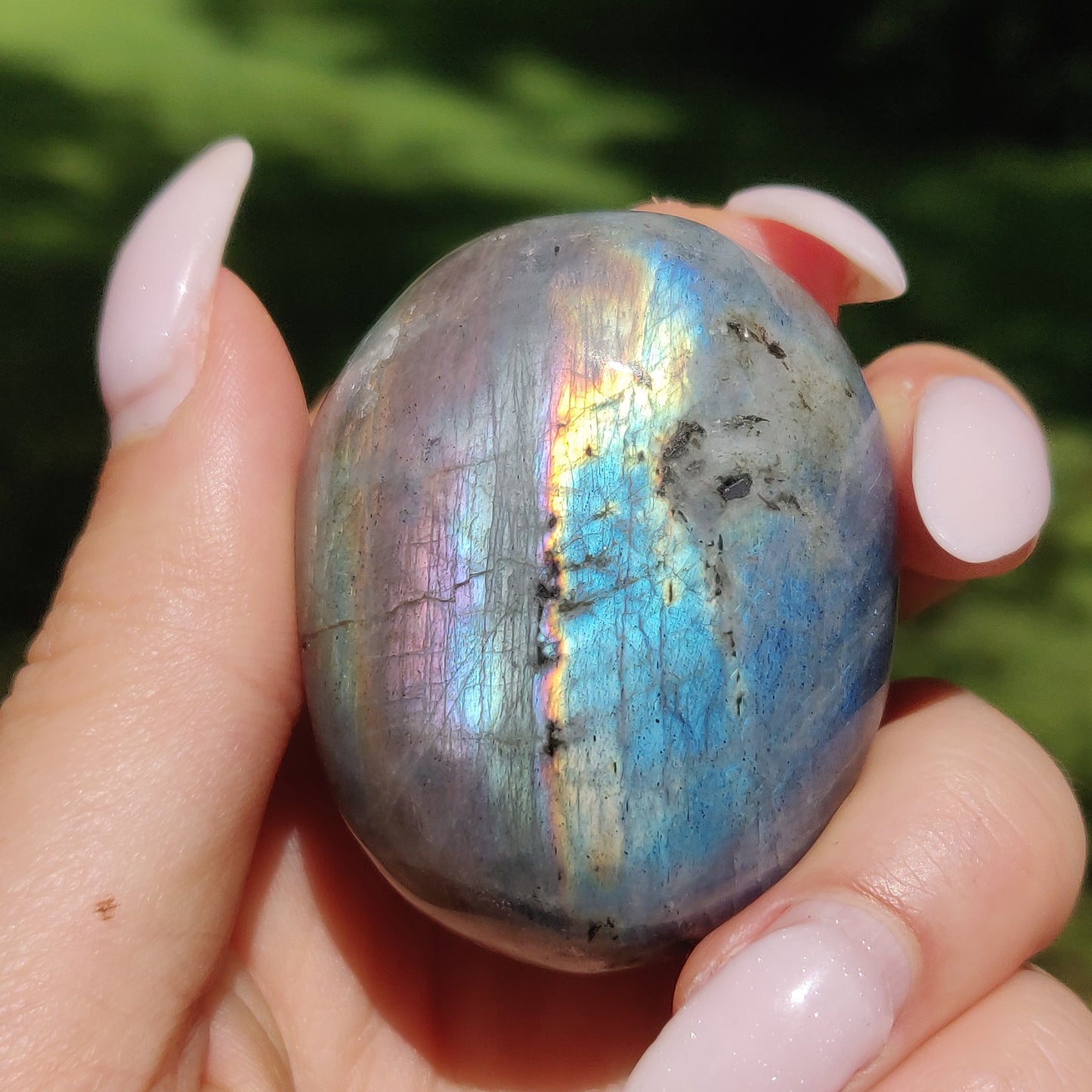 Labradorite Palm Stone (#51) - Simply Affinity