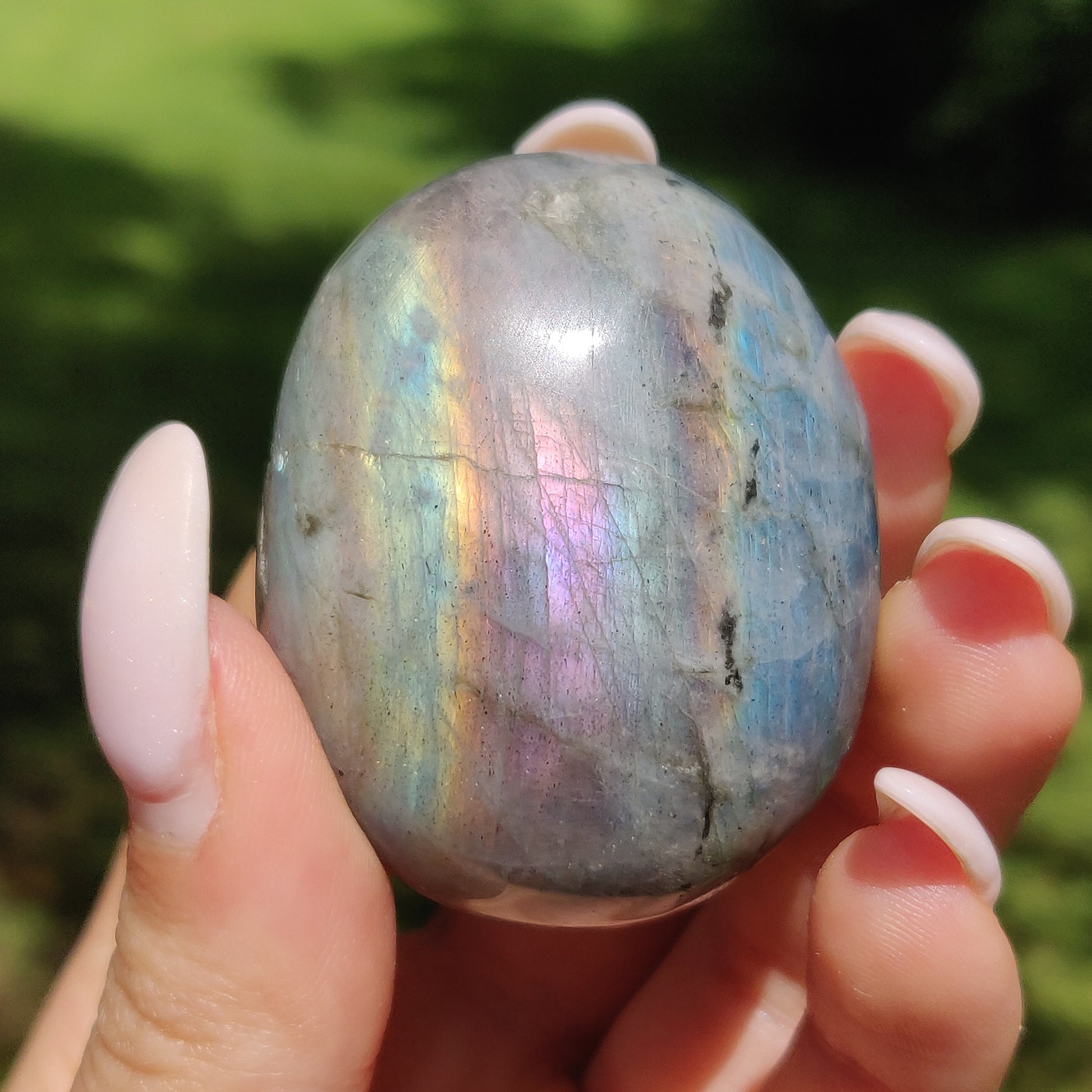 Labradorite Palm Stone (#51) - Simply Affinity