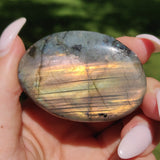 Labradorite Palm Stone (#65) - Simply Affinity