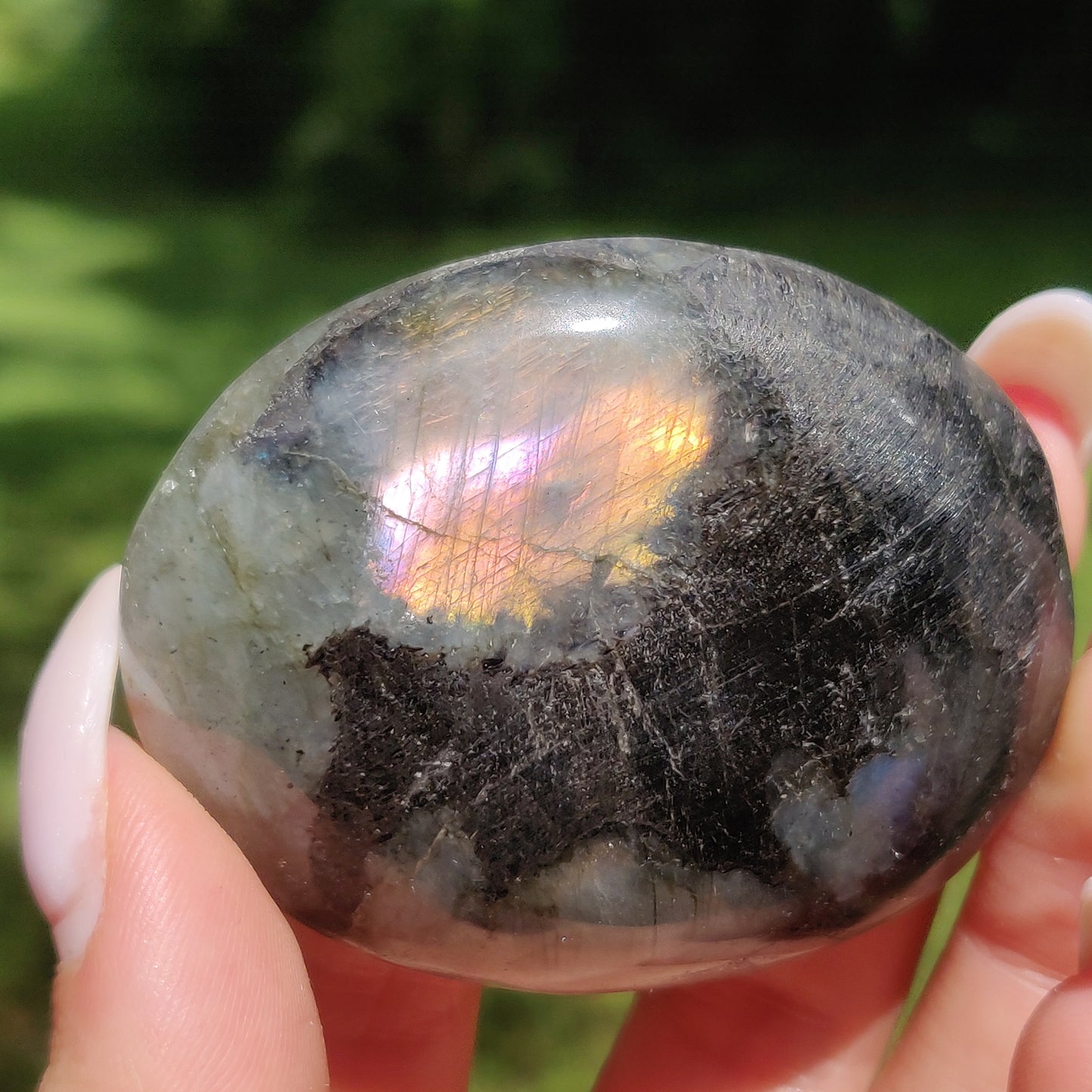 Labradorite Palm Stone (#78) - Simply Affinity