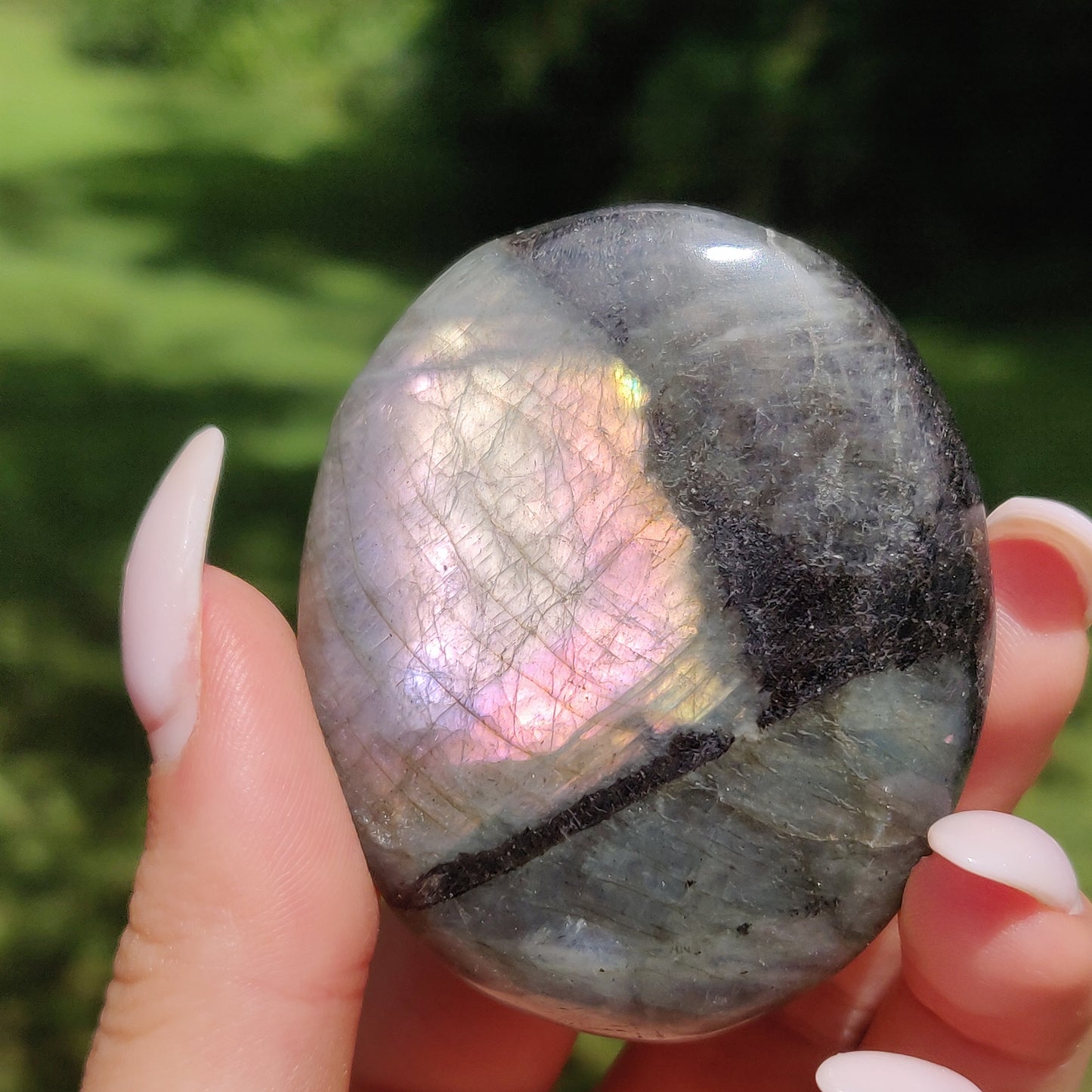 Labradorite Palm Stone (#78) - Simply Affinity