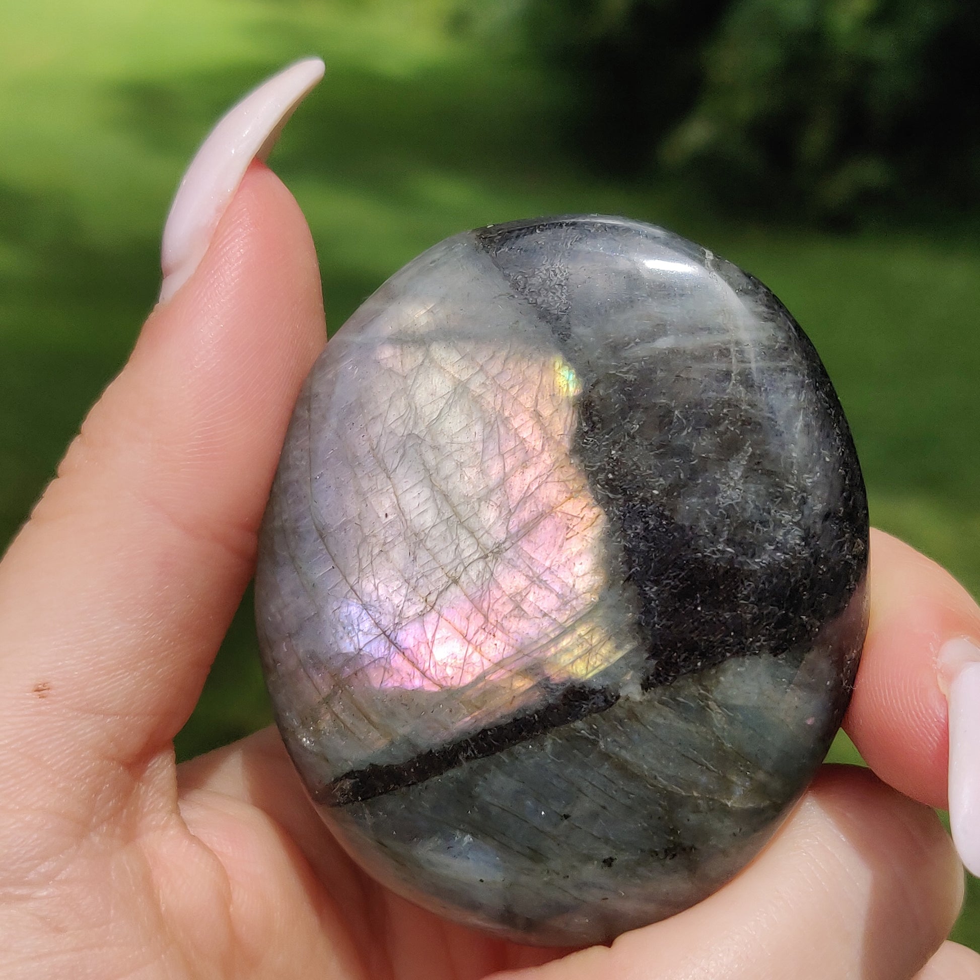 Labradorite Palm Stone (#78) - Simply Affinity