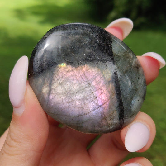 Labradorite Palm Stone (#78) - Simply Affinity