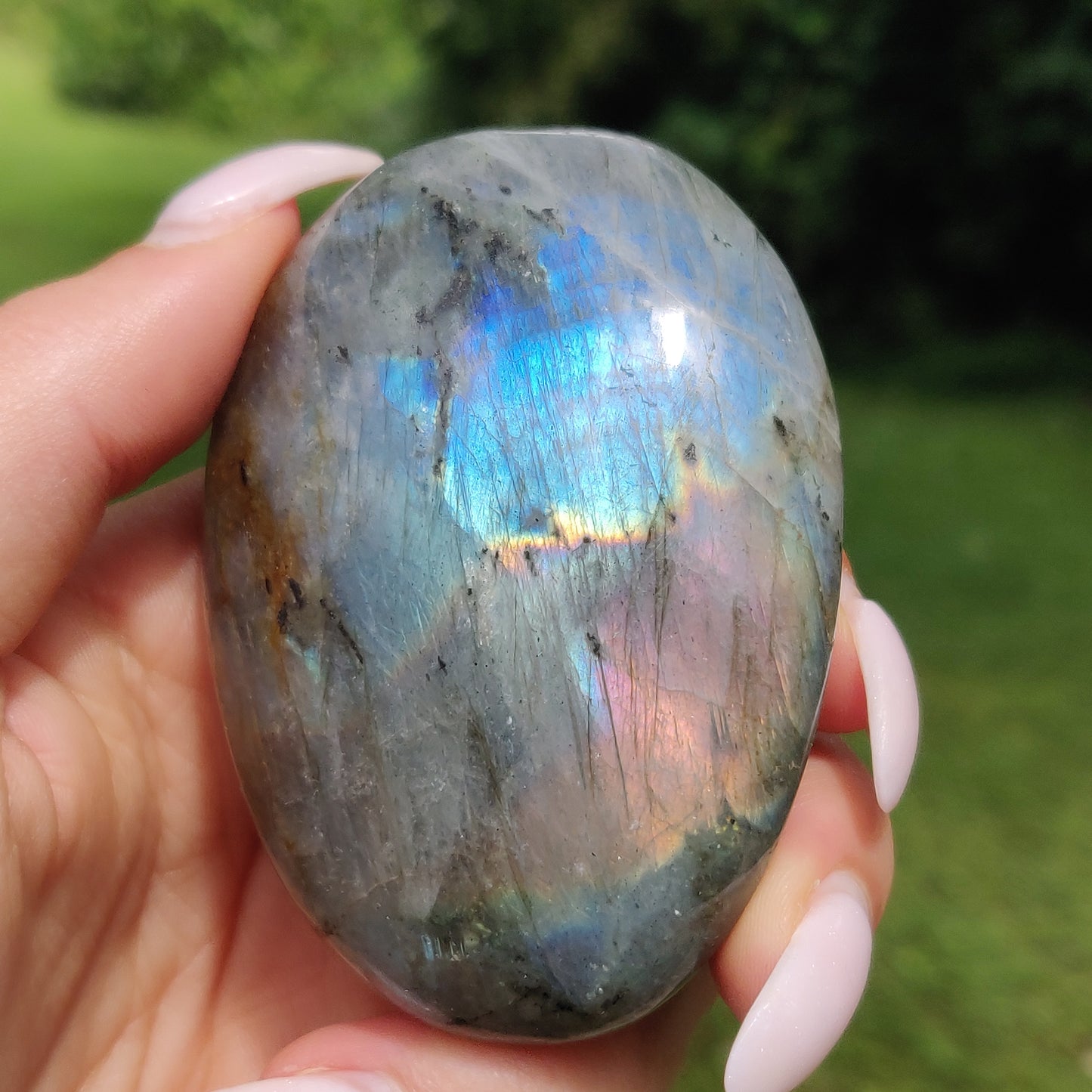 Labradorite Palm Stone (#81) - Simply Affinity