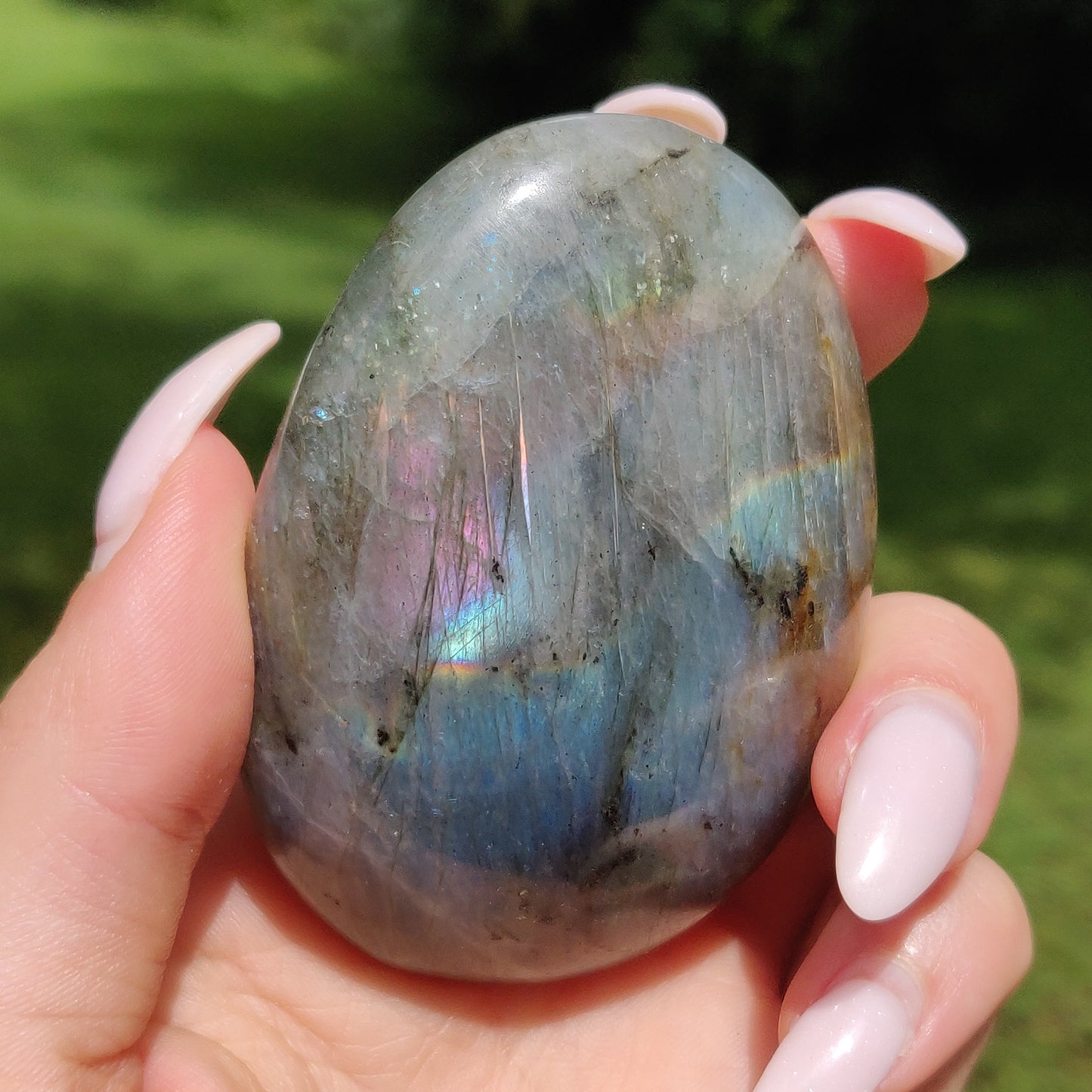Labradorite Palm Stone (#81) - Simply Affinity