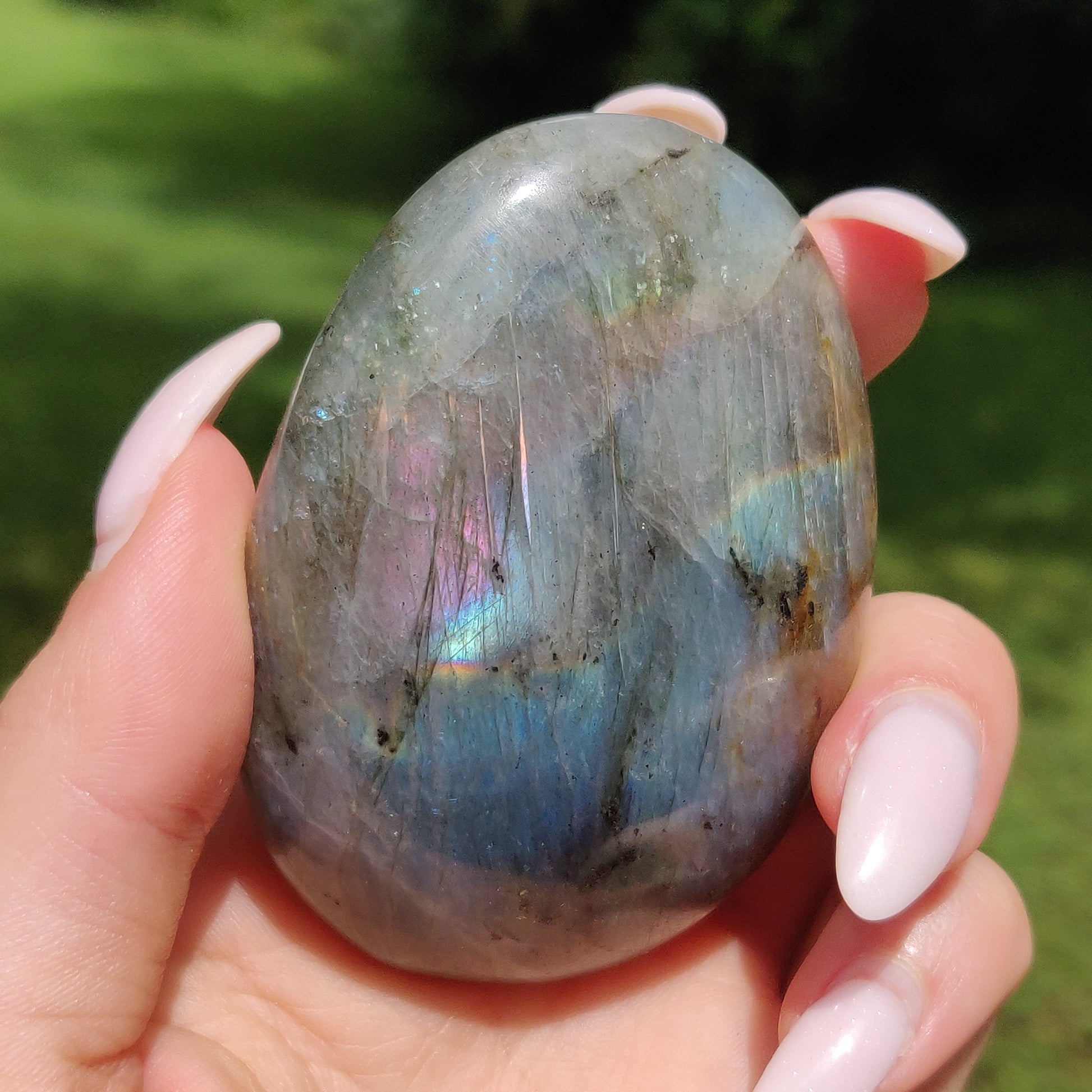 Labradorite Palm Stone (#81) - Simply Affinity