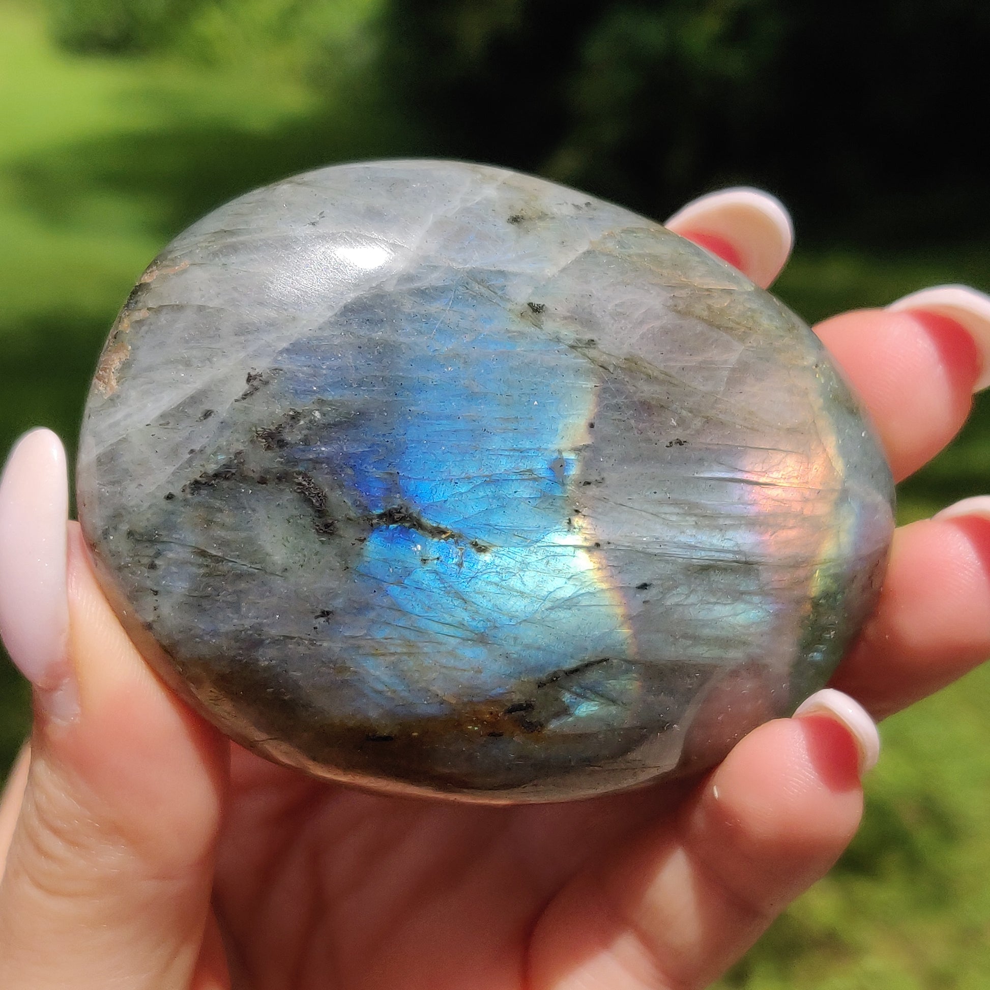 Labradorite Palm Stone (#81) - Simply Affinity