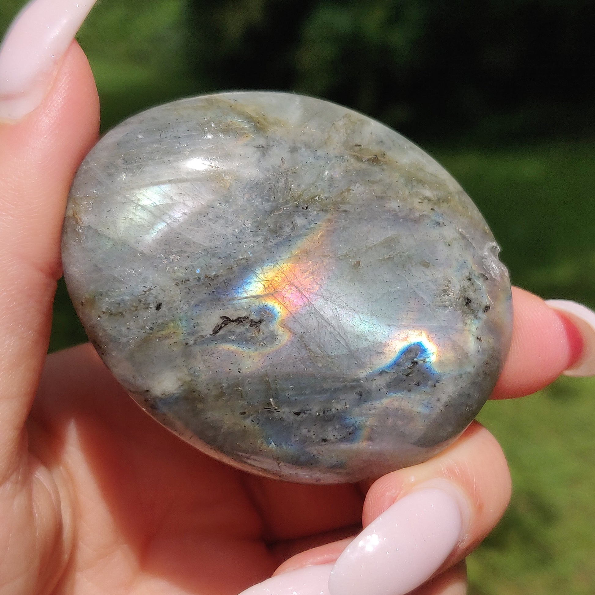 Labradorite Palm Stone (#96) - Simply Affinity
