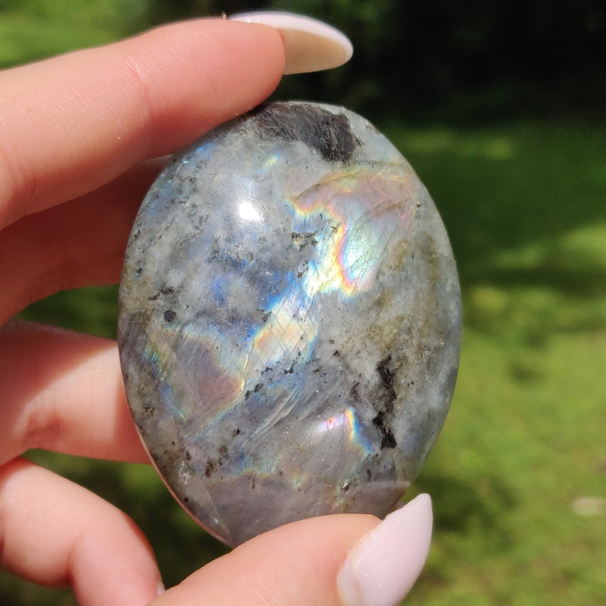 Labradorite Palm Stone (#96) - Simply Affinity