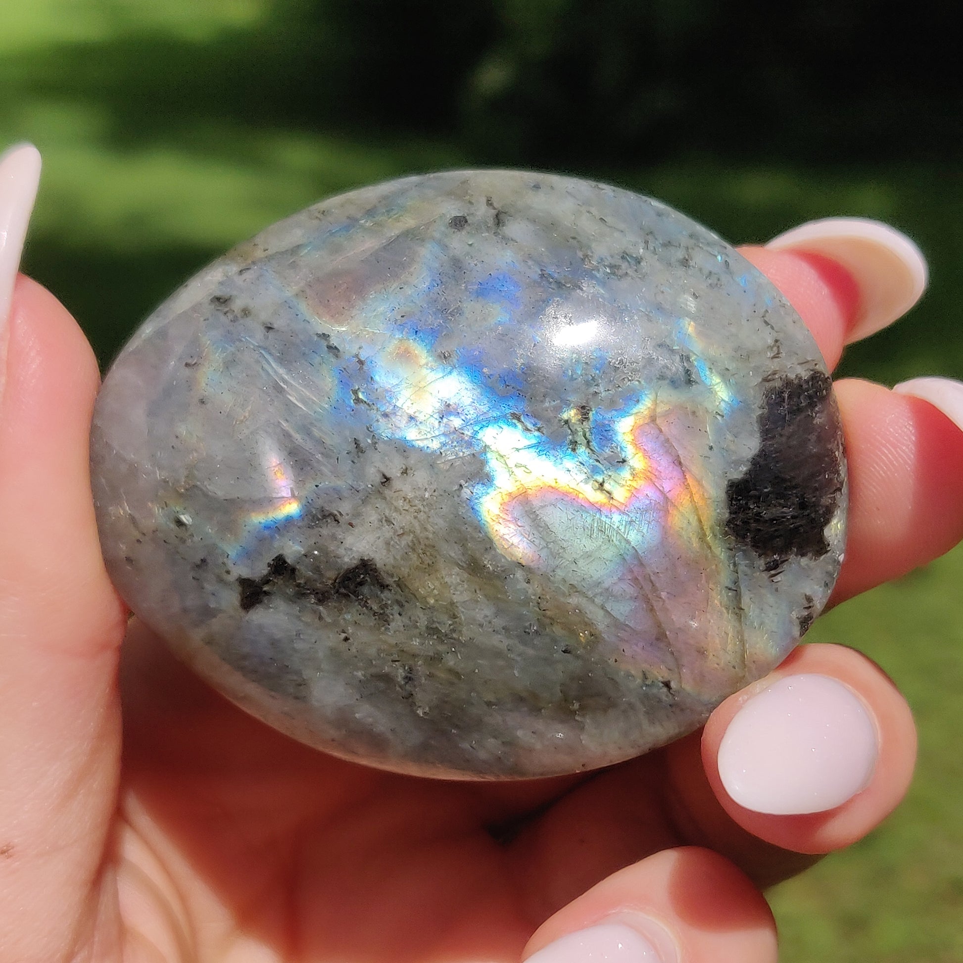 Labradorite Palm Stone (#96) - Simply Affinity