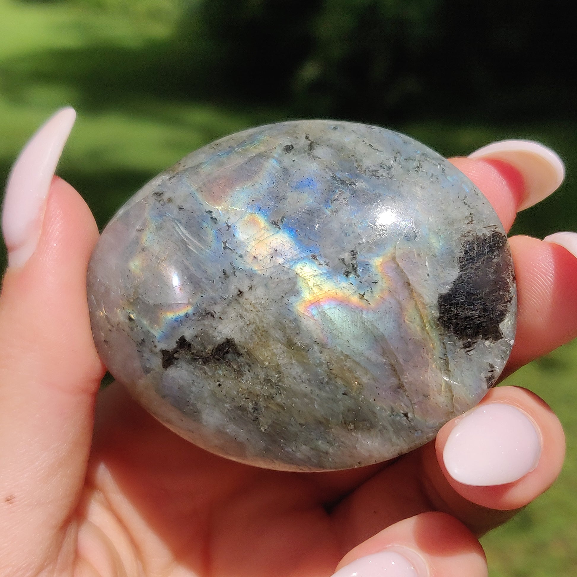 Labradorite Palm Stone (#96) - Simply Affinity