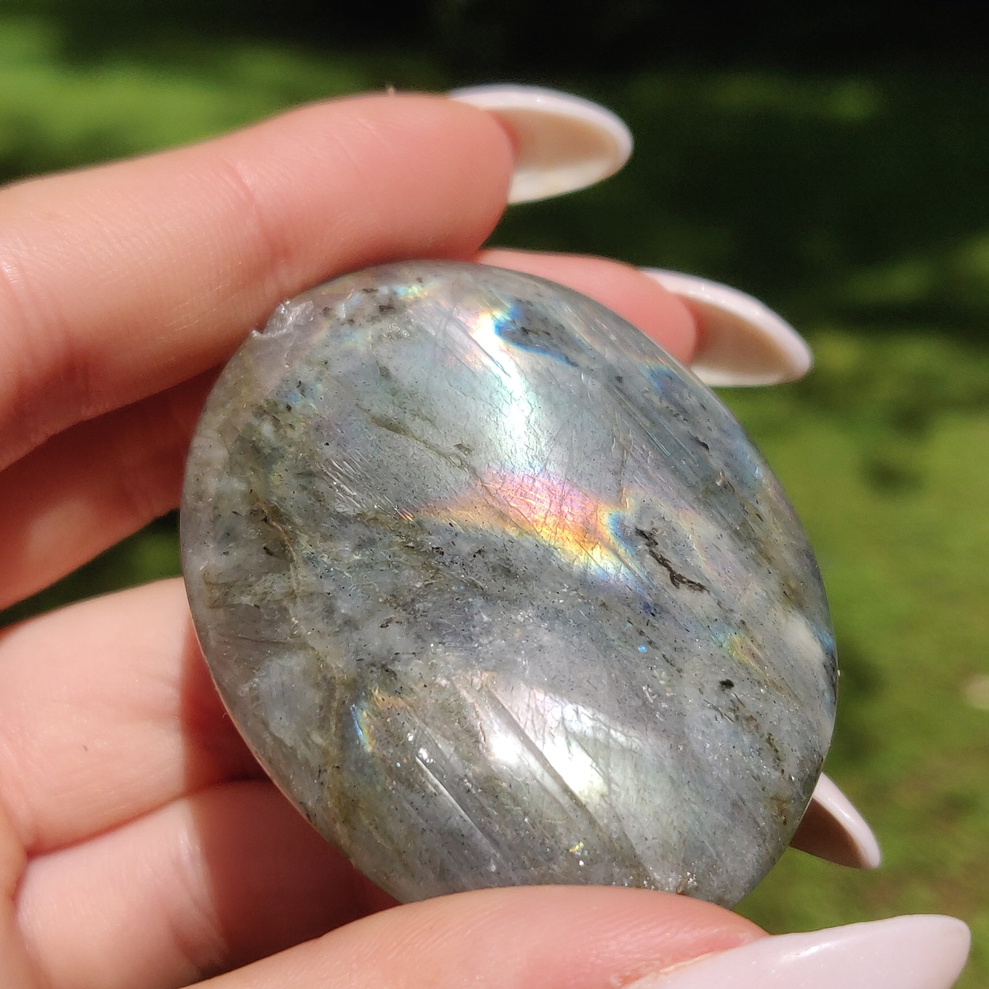 Labradorite Palm Stone (#96) - Simply Affinity