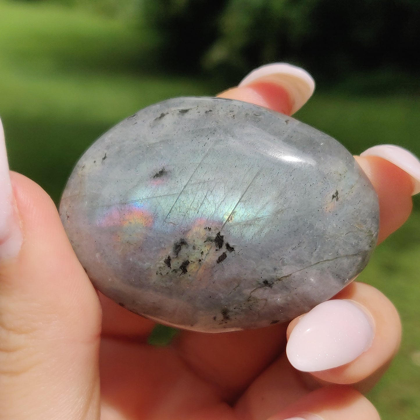 Labradorite Palm Stone (#184) - Simply Affinity