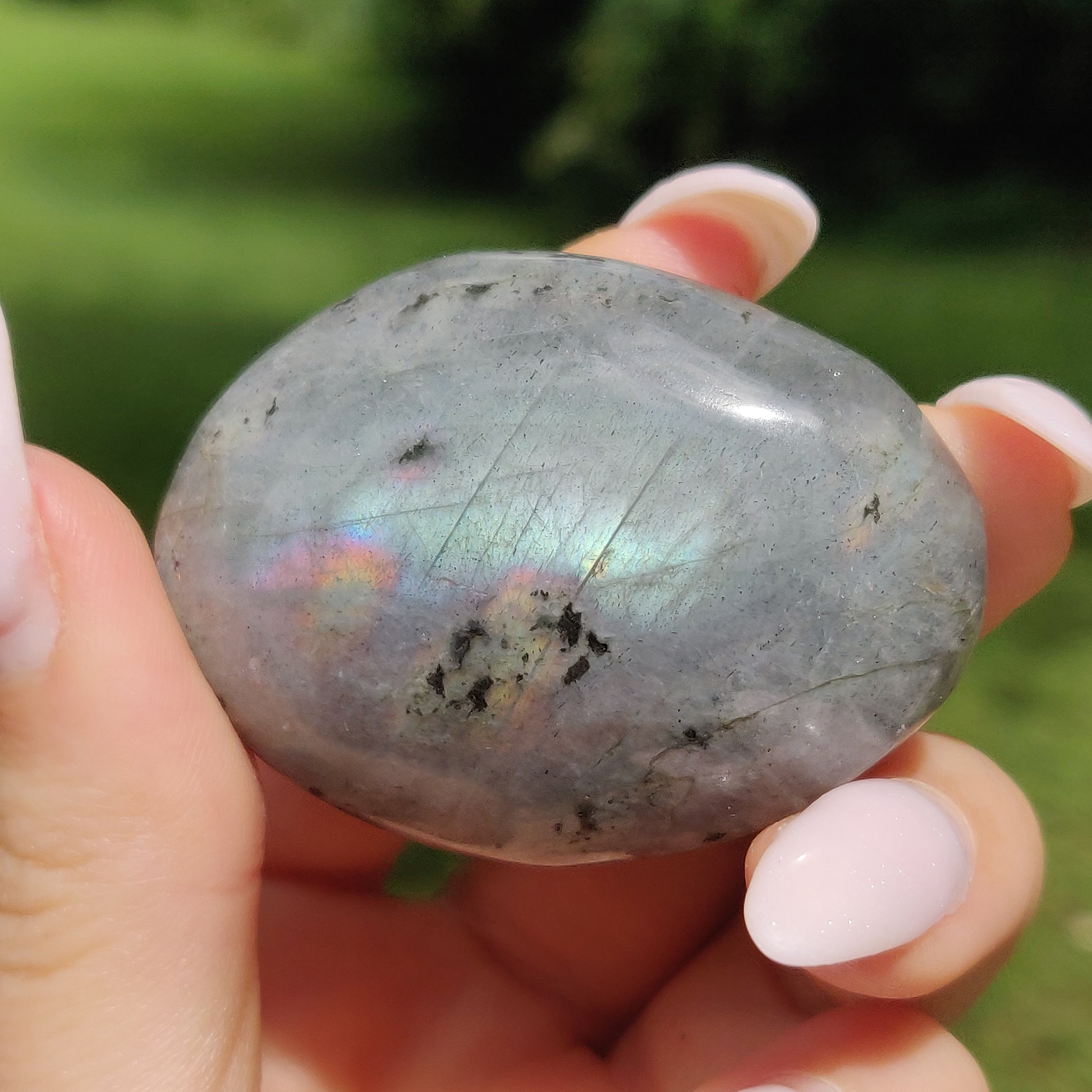 Labradorite Palm Stone (#184) - Simply Affinity