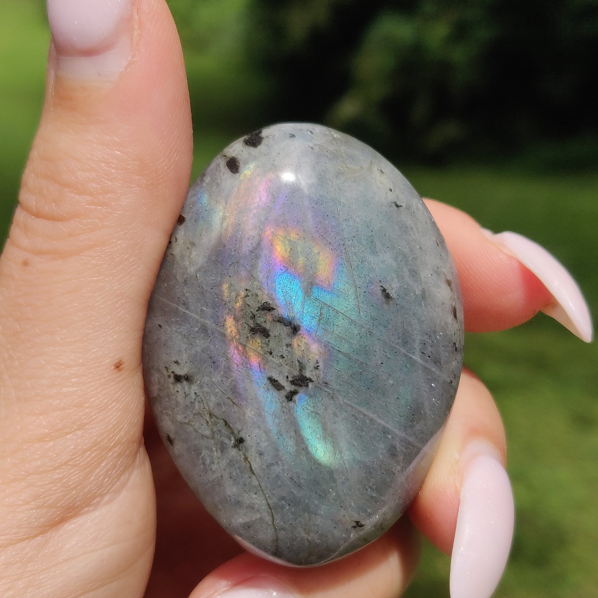 Labradorite Palm Stone (#184) - Simply Affinity