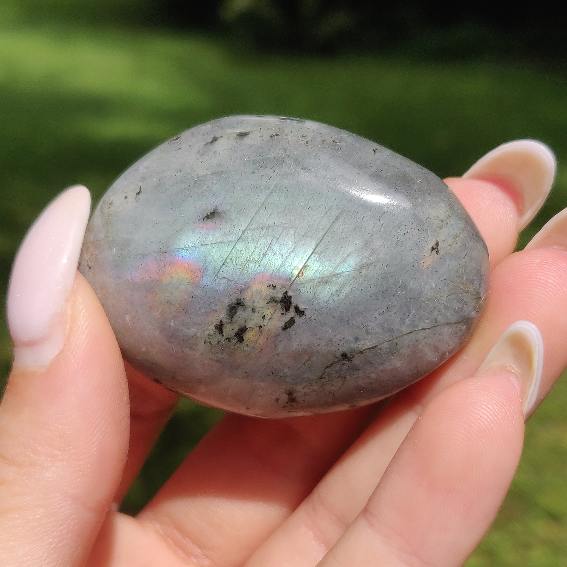 Labradorite Palm Stone (#184) - Simply Affinity