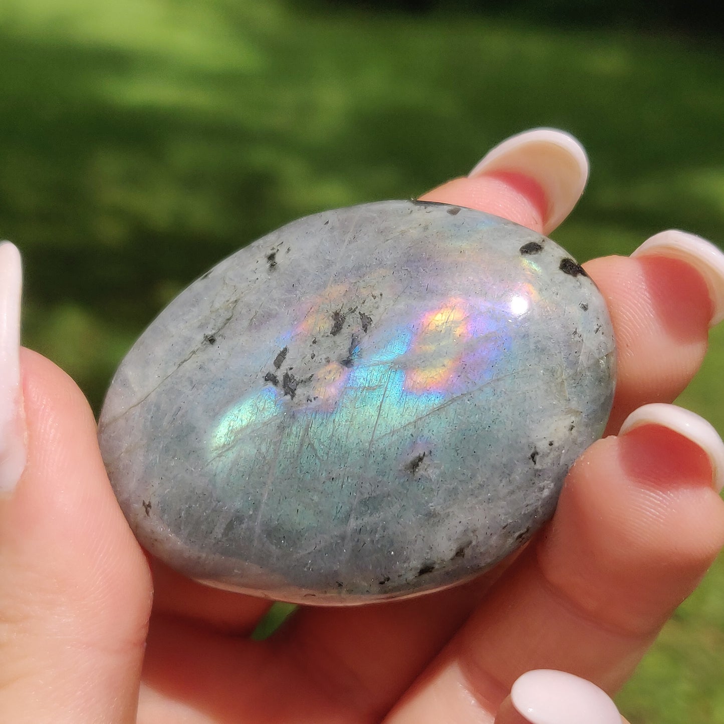 Labradorite Palm Stone (#184) - Simply Affinity