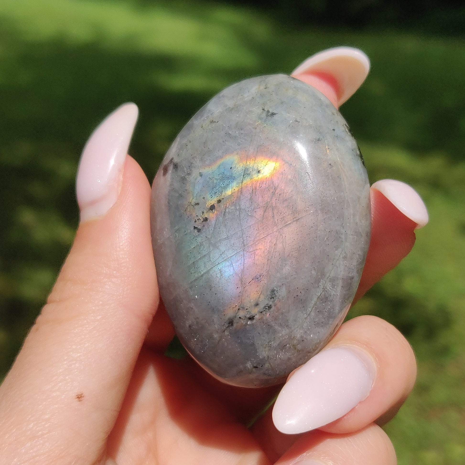 Labradorite Palm Stone (#184) - Simply Affinity