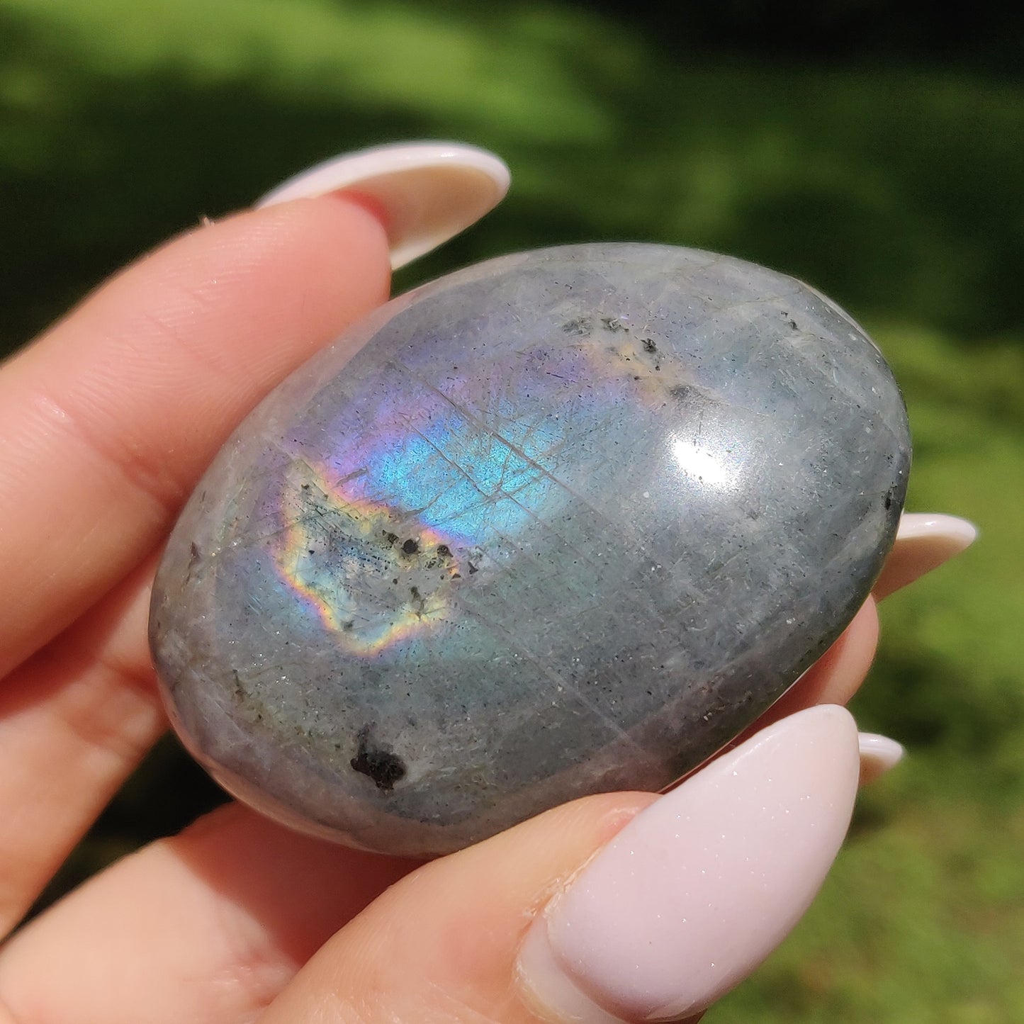 Labradorite Palm Stone (#184) - Simply Affinity