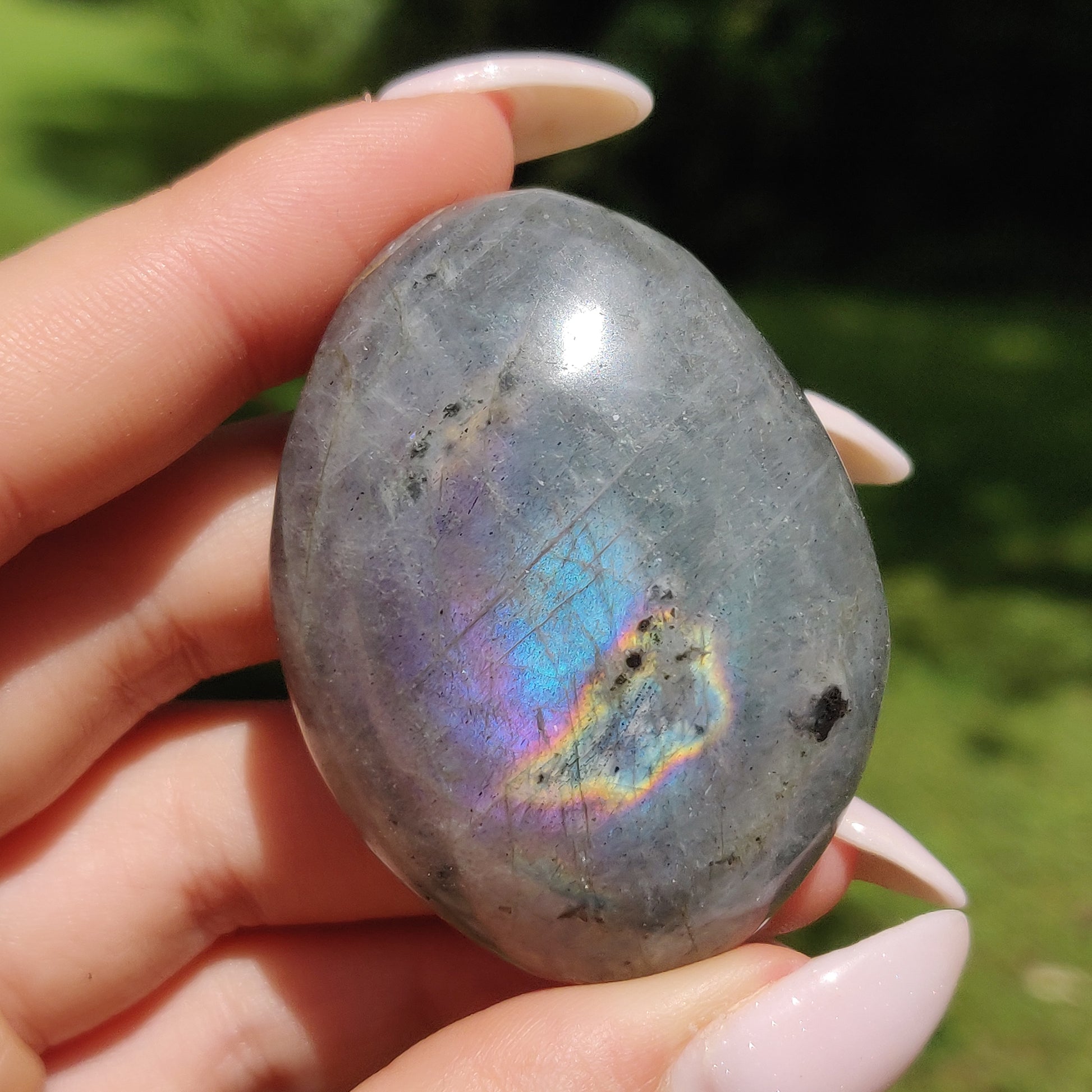 Labradorite Palm Stone (#184) - Simply Affinity