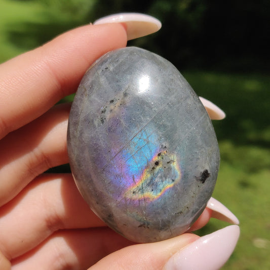 Labradorite Palm Stone (#184) - Simply Affinity