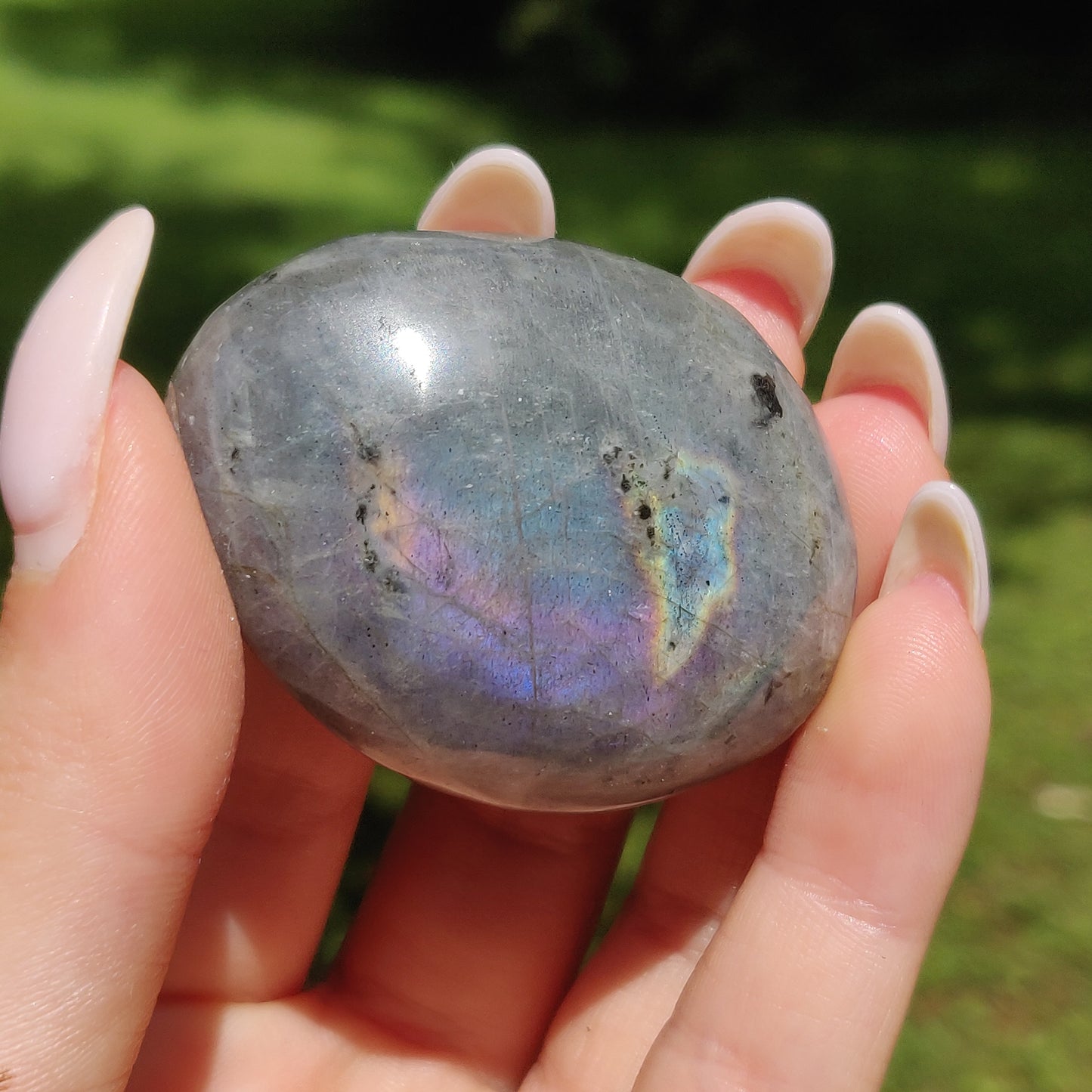 Labradorite Palm Stone (#184) - Simply Affinity
