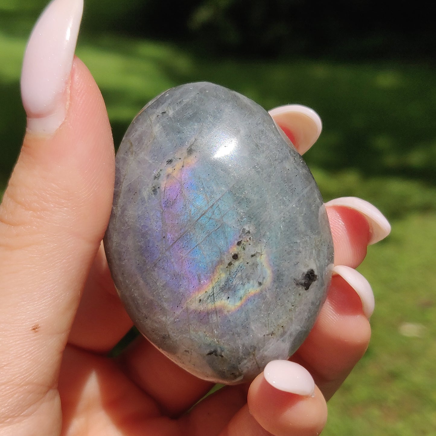 Labradorite Palm Stone (#184) - Simply Affinity