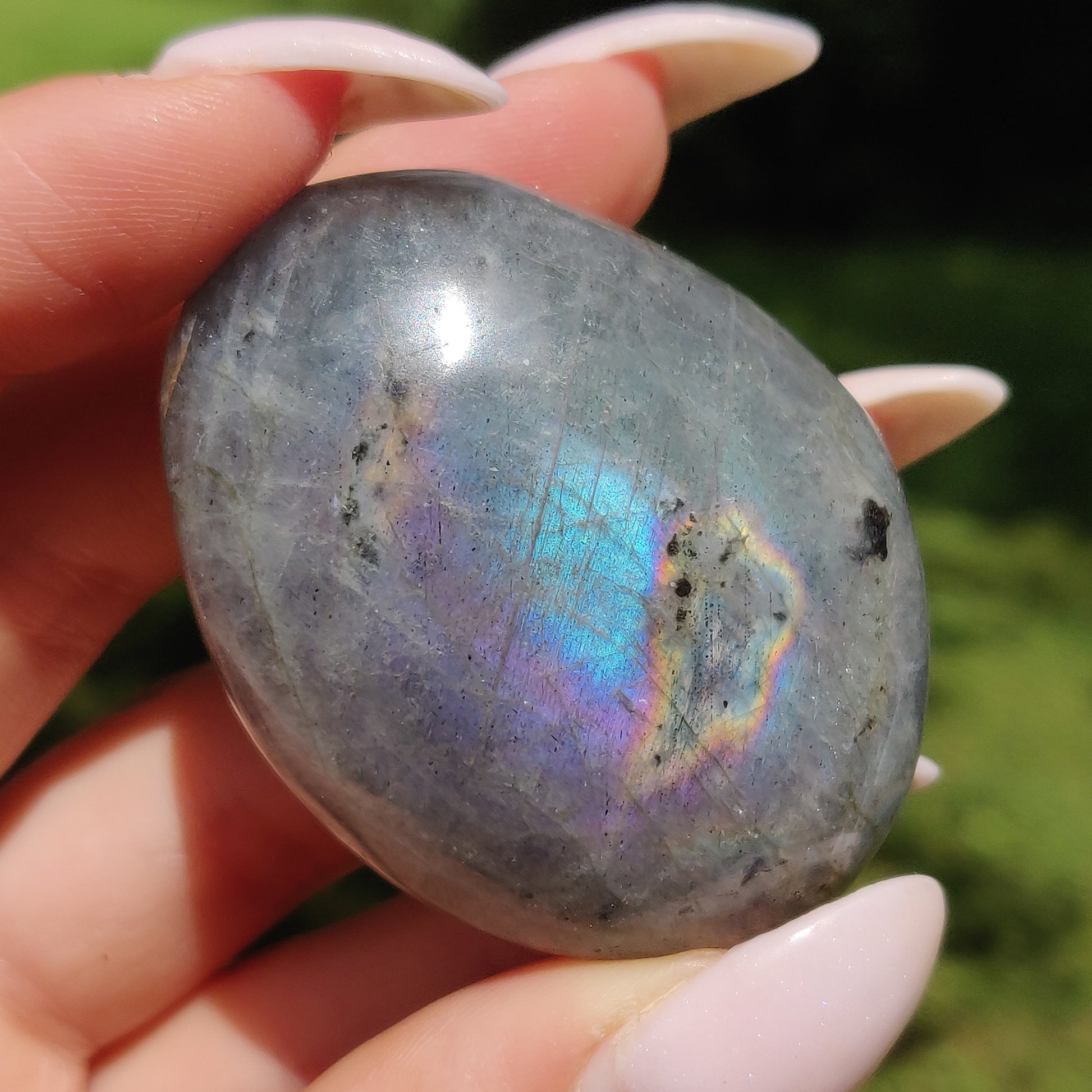 Labradorite Palm Stone (#184) - Simply Affinity