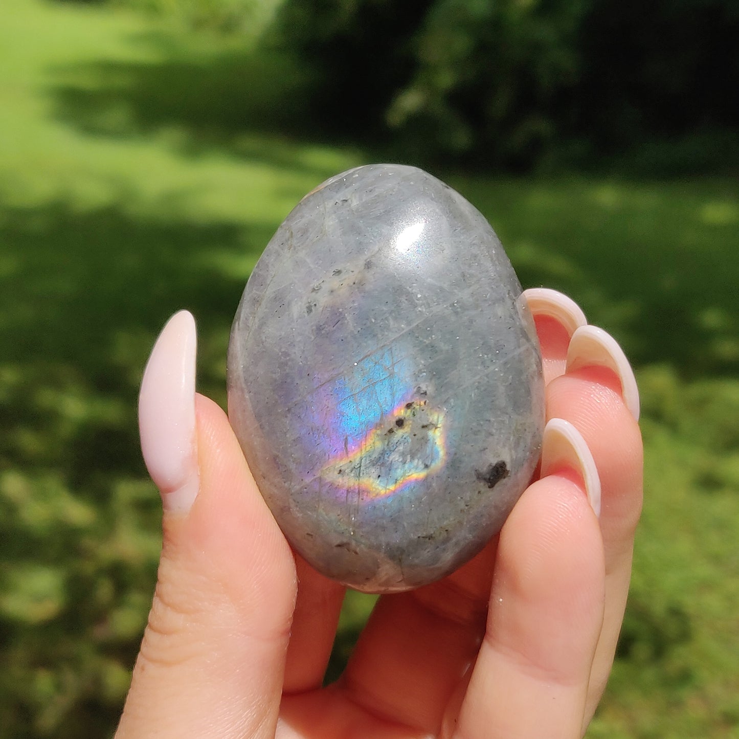 Labradorite Palm Stone (#184) - Simply Affinity