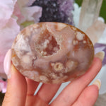 Flower Agate Palm Stone (#55) - Simply Affinity