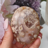 Flower Agate Palm Stone (#55) - Simply Affinity