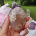 Flower Agate Palm Stone (#56) - Simply Affinity