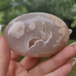 Flower Agate Palm Stone (#57) - Simply Affinity