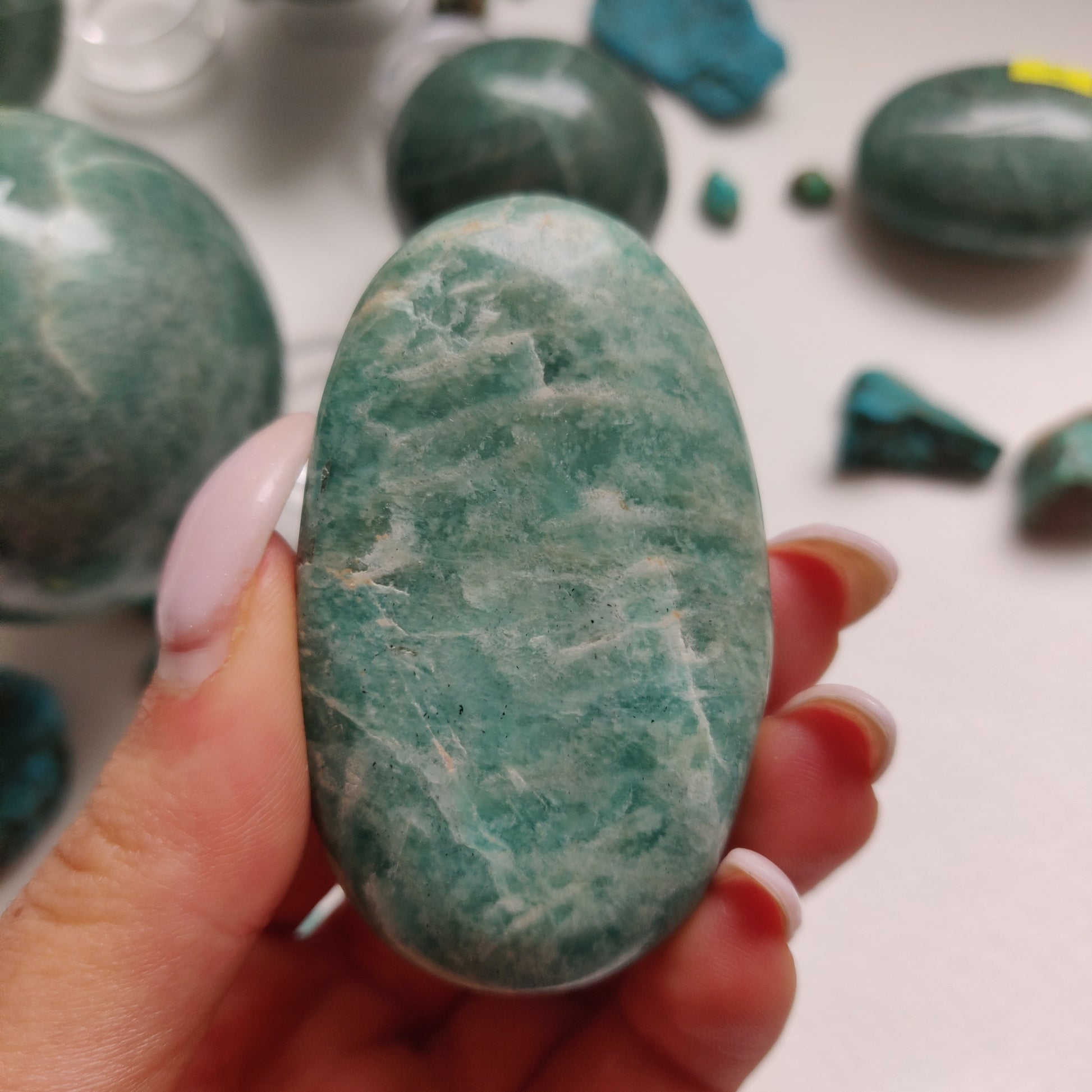 Amazonite Palm Stone (#29) - Simply Affinity