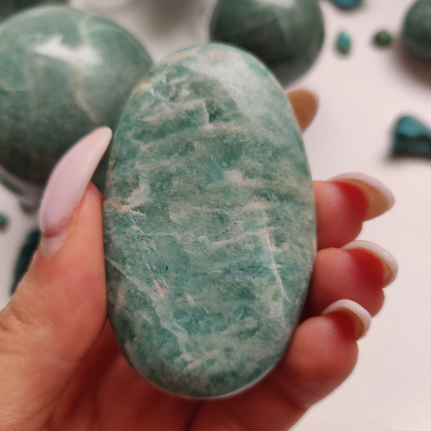Amazonite Palm Stone (#29) - Simply Affinity