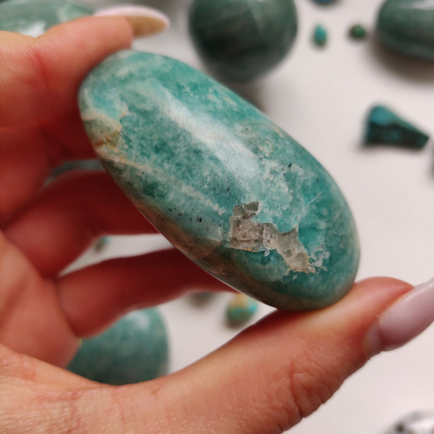 Amazonite Palm Stone (#29) - Simply Affinity