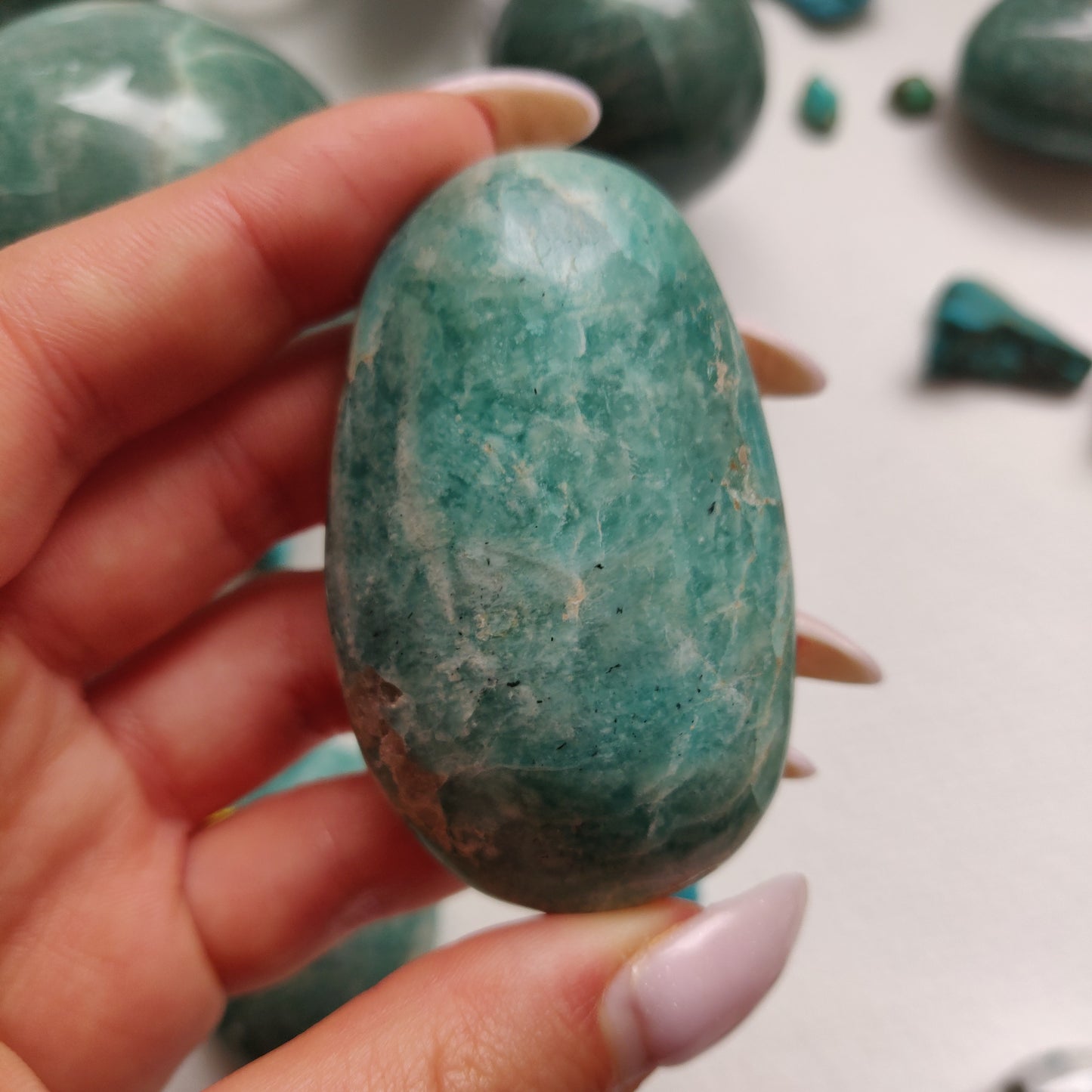 Amazonite Palm Stone (#29) - Simply Affinity