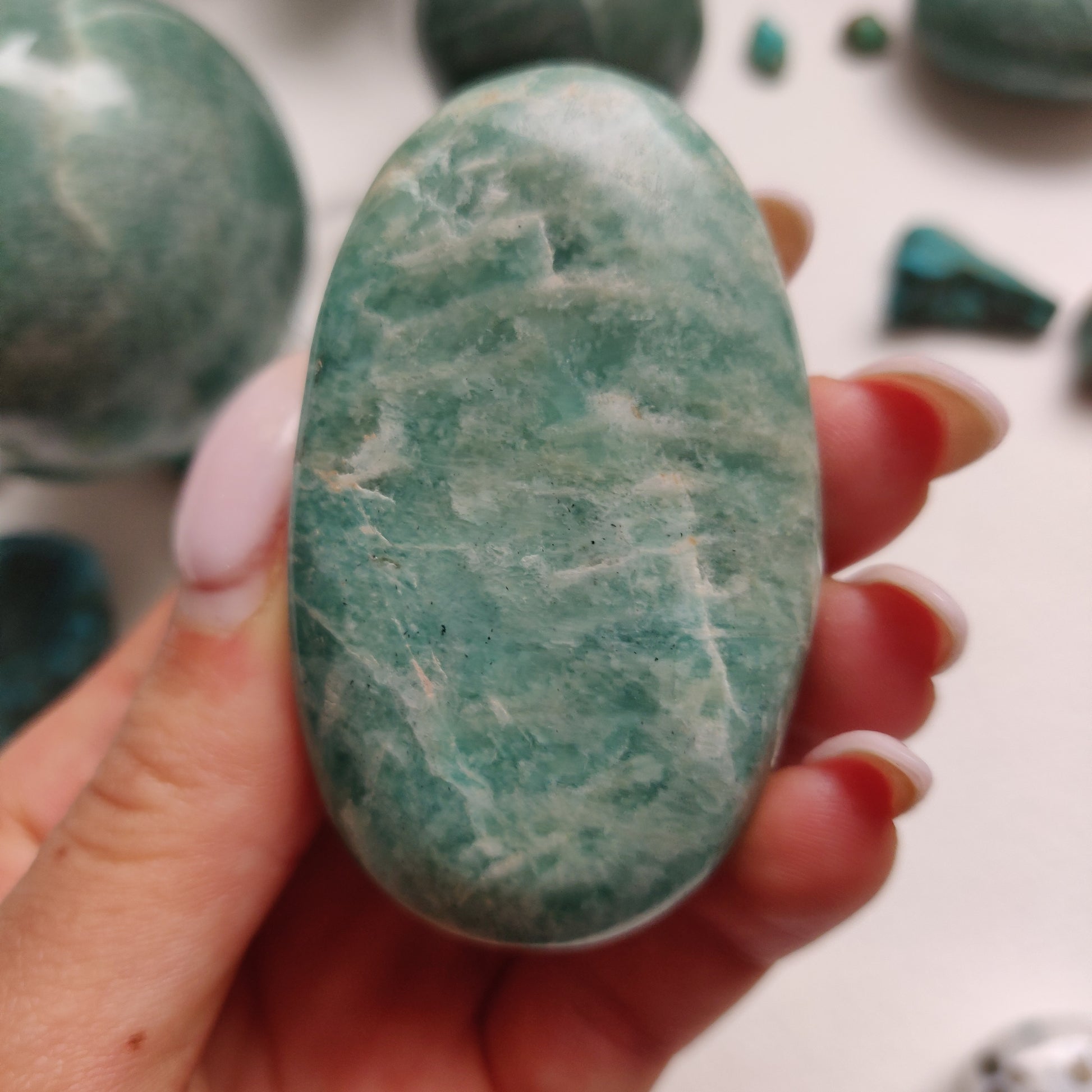 Amazonite Palm Stone (#29) - Simply Affinity