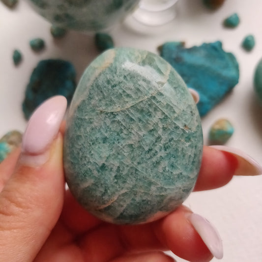 Amazonite Palm Stone (#31) - Simply Affinity