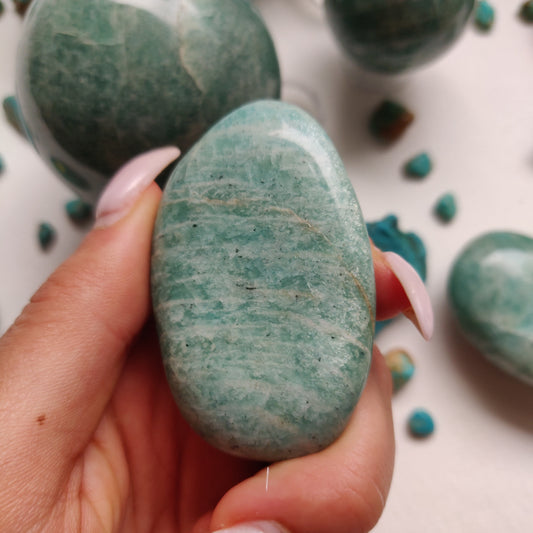 Amazonite Palm Stone (#32) - Simply Affinity