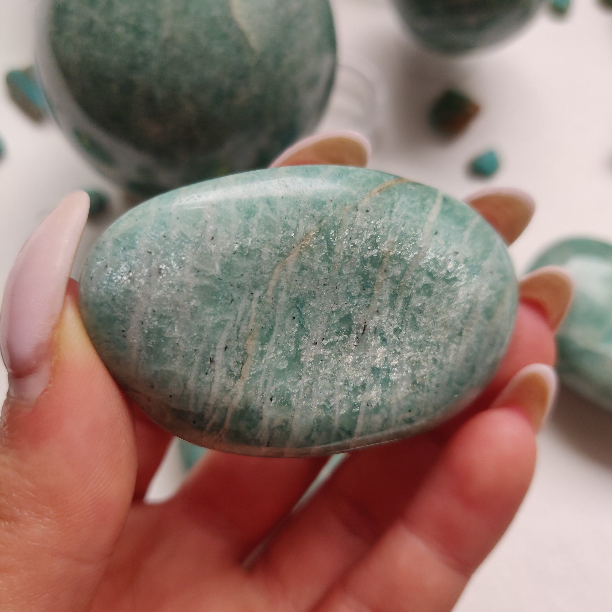Amazonite Palm Stone (#32) - Simply Affinity