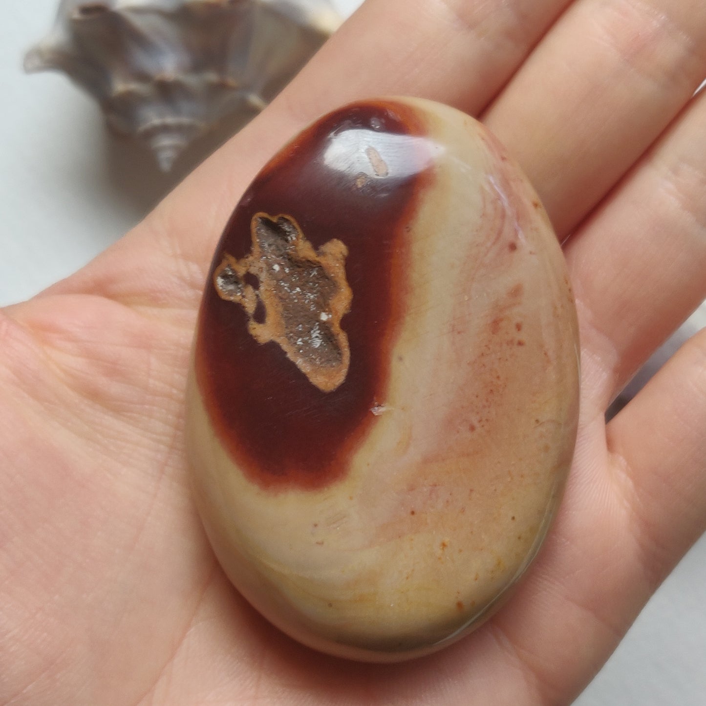 Polychrome Jasper Palm Stone (#10) - Simply Affinity