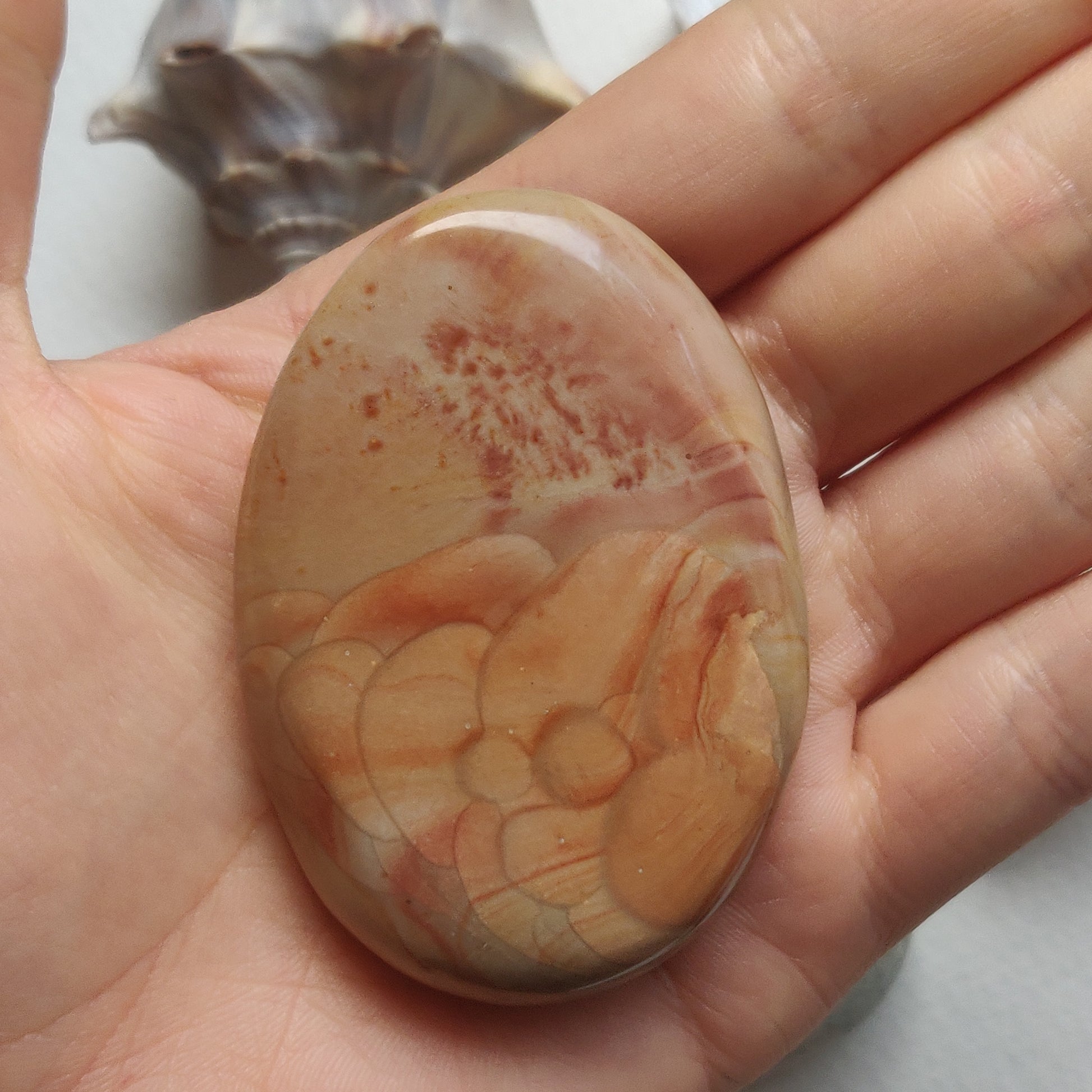 Polychrome Jasper Palm Stone (#10) - Simply Affinity