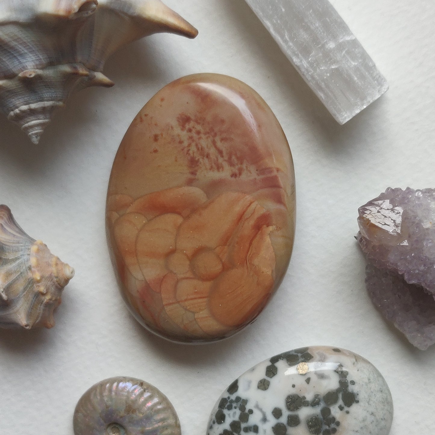 Polychrome Jasper Palm Stone (#10) - Simply Affinity