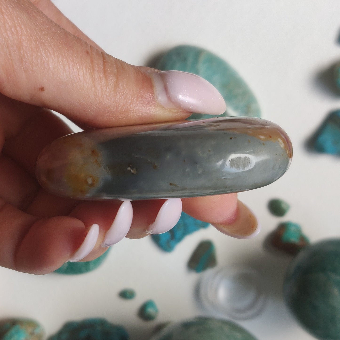 Polychrome Jasper Palm Stone (#12) - Simply Affinity