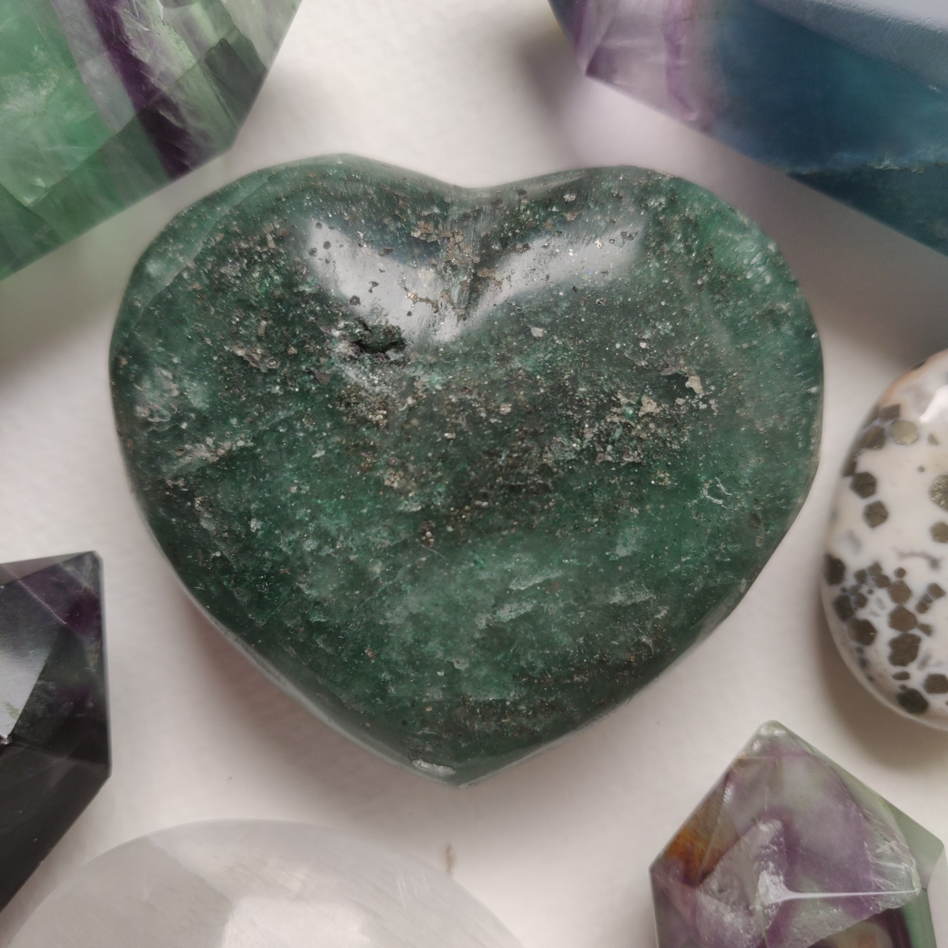 Fuchsite Heart (#1) - Simply Affinity